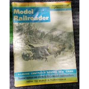 Model Railroader Magazine 1972 March Locomotive Train Hobby Craft Transportation